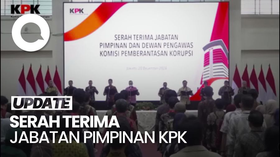 Video Setyo Budiyanto dkk Resmi Pimpin KPK Seusai Jalani Sertijab