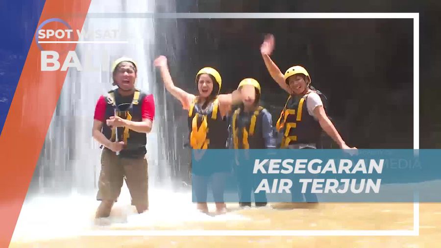 Kesegaran Alam dan Air Terjun di Sungai Ayung, Bali
