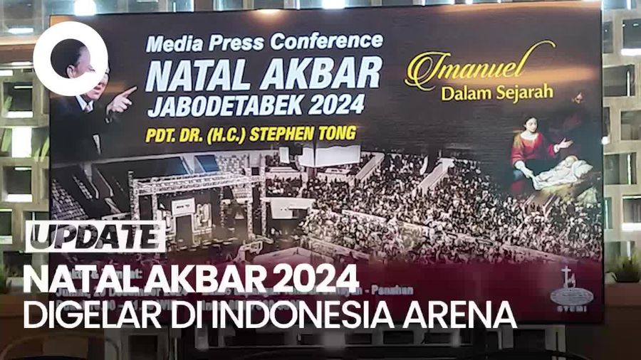 Video: Natal Akbar Jabodetabek Digelar 24 Desember 2024, Dipimpin Pendeta Stephen Tong