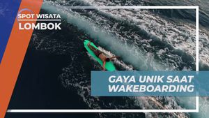 Eksplorasi Gaya Unik Saat Wakeboarding di Lombok