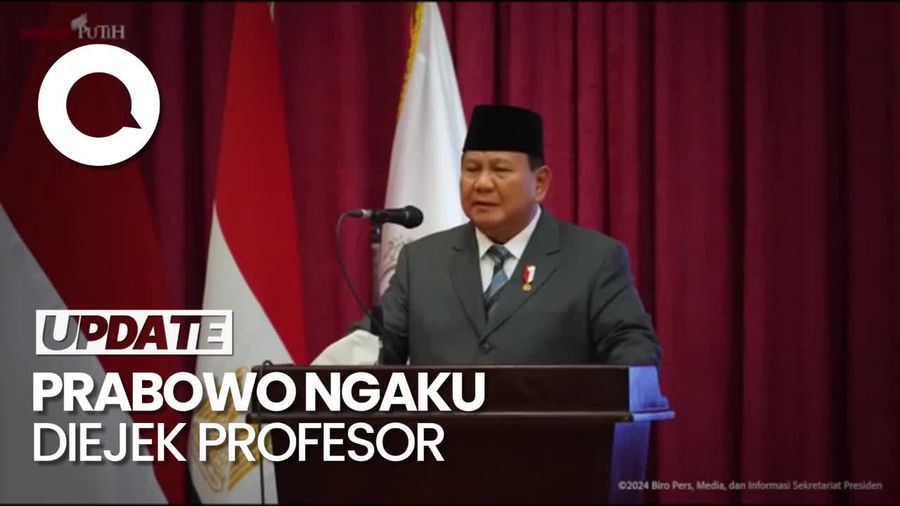 Video Prabowo Heran Diejek soal Makan Bergizi: Profesor Pintar atau Bodoh?