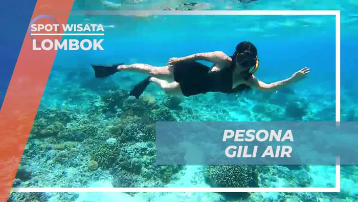 Snorkeling Seru di Bawah Laut Gili Air, Lombok