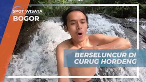 Serunya Bermain Seluncuran di Curug Hordeng, Bogor