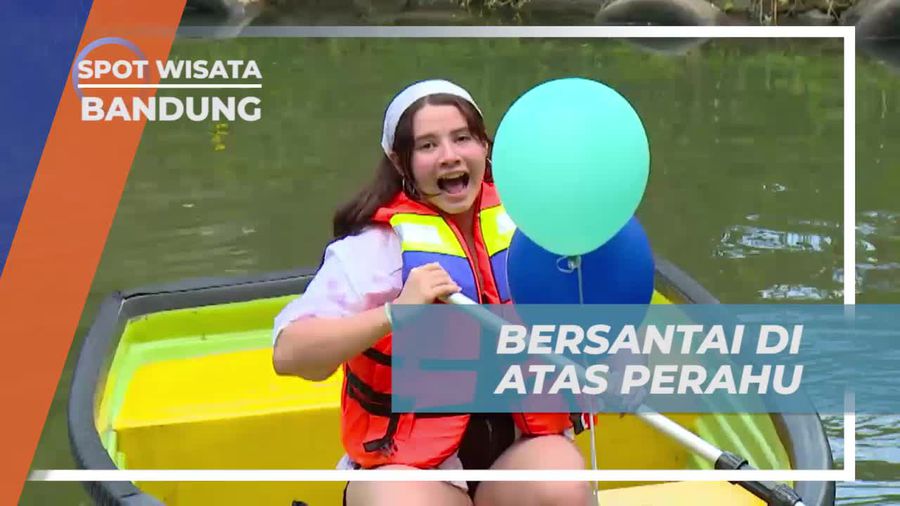 Bersantai Menikmati Perahu di Bandung