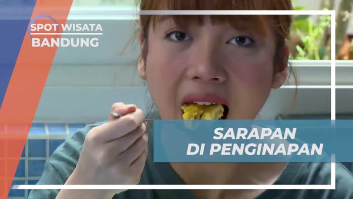 Sarapan Sambil Berendam di Penginapan Bandung