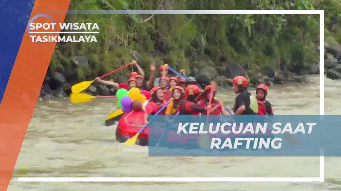 Tertawa Bersama Kelucuan Rafting di Sungai Ciwulan, Tasikmalaya