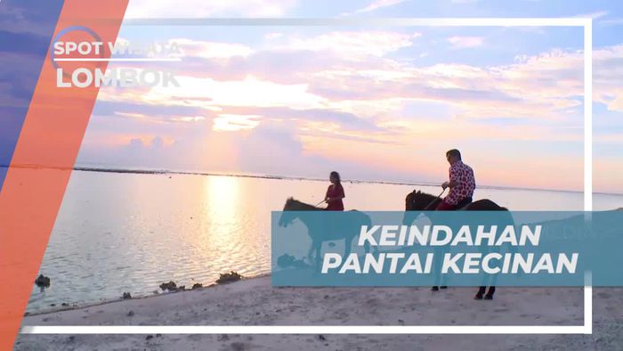 Menunggangi Kuda Menikmati Keindahan Pantai Kecinan, Lombok