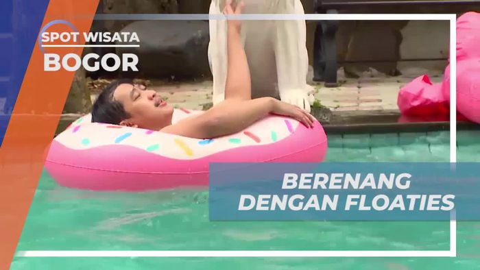 Berenang Santai dengan Floaties di Resort, Bogor