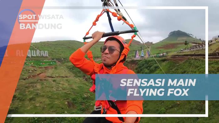Rasakan Sensasi Flying Fox Terpanjang di Dreamland Cicalengka, Bandung
