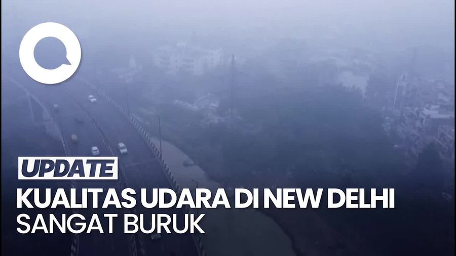 Video: Dampak Buruk Polusi Ekstrem Bagi Warga New Delhi