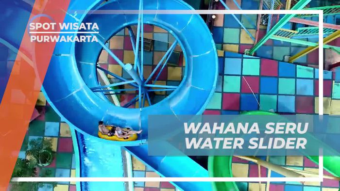 Bermain Air dengan Water Slider di Green Valley, Purwakarta