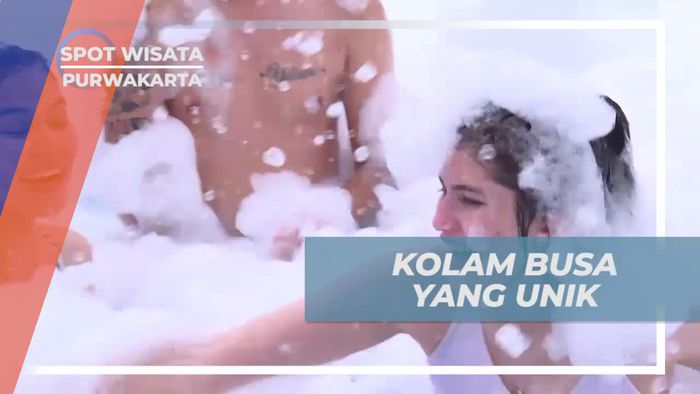 Bermain di Kolam Busa yang Unik di Green Valley, Purwakarta