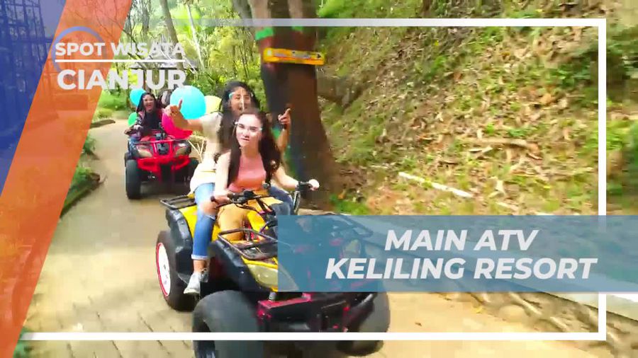 Keliling Resort dengan ATV Sambil Menikmati Suasana Alam, Cianjur