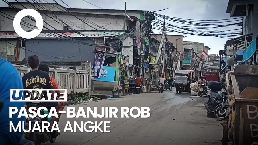Video: Banjir Rob Muara Angke Sudah Surut, Warga Mulai Beraktivitas