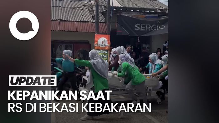 Video: RS Tiara Bekasi Kebakaran, Ratusan Pasien Dievakuasi