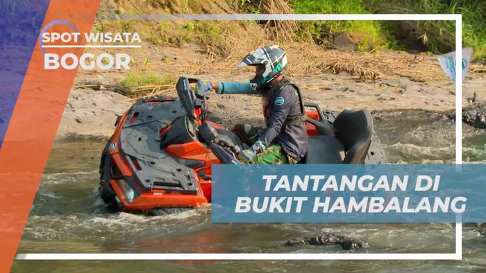 Tantang Diri Menaklukkan Medan Bukit Hambalang, Bogor