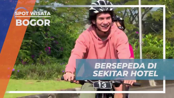 Bersepeda Santai di Hotel dengan Pemandangan Alam, Bogor