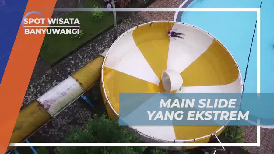 Tantangan Slide Ekstrim di Umbul Bening, Banyuwangi