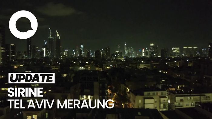 Video: Rudal dari Yaman Hantam Tel Aviv Israel, Sirene Meraung