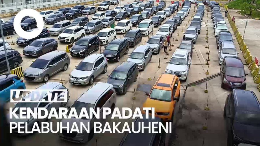 Video: Jelang Libur Nataru, Ribuan Kendaraan Padati Pelabuhan Bakauheni