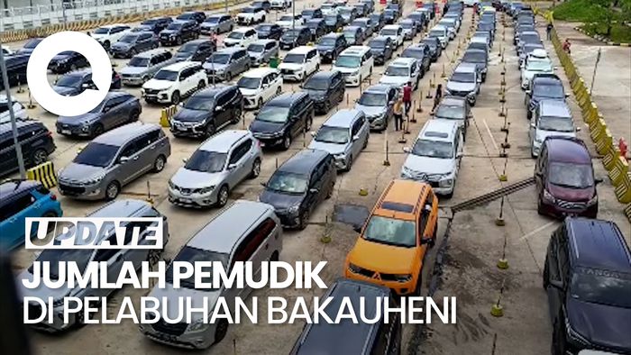 Video: Jumlah Pemudik di Pelabuhan Bakauheni Turun Imbas Cuaca Ekstrem