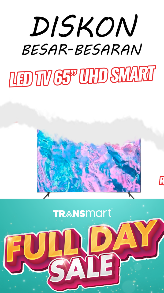 Video: Smart TV UHD 65 Inch Diskon Gede di Transmart Full Day Sale