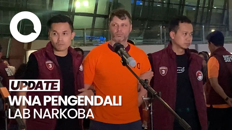 Video: Tampang Roman, WN Ukraina Pengendali Lab Narkoba di Bali