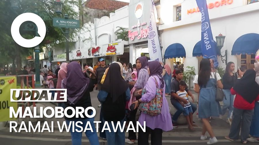 Video: Kawasan Malioboro Ramai Wisatawan Jelang Nataru