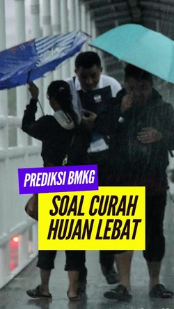 Video BMKG Prediksi Hujan Lebat Bisa Berlanjut hingga Awal Tahun