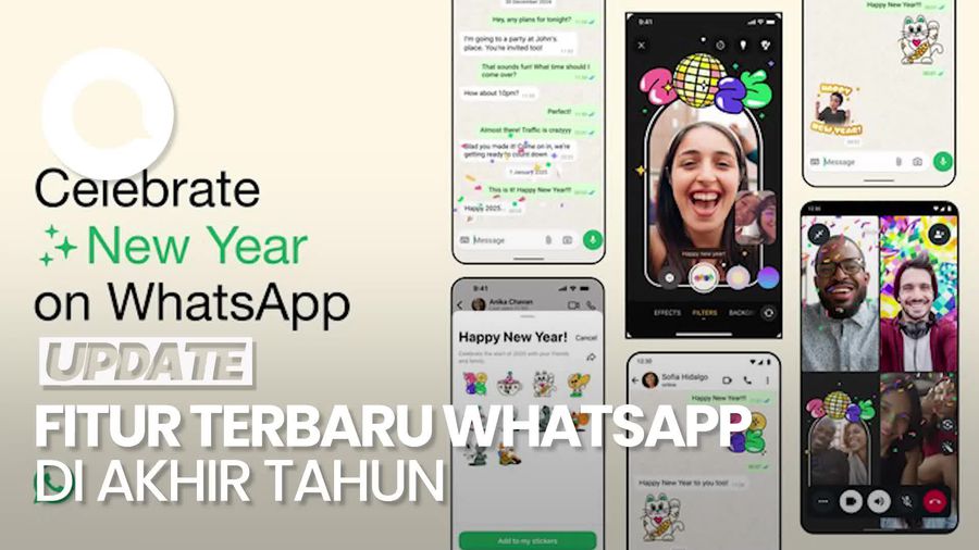 Video: WhatsApp Rilis 3 Fitur Baru Jelang Pergantian Tahun