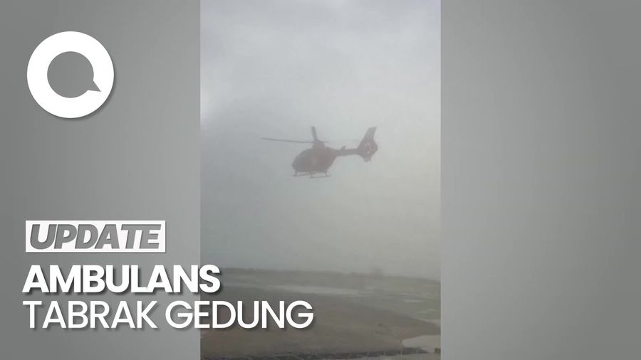 Video: Detik-detik Helikopter Ambulans Tabrak Gedung di Turki, 4 Orang Tewas