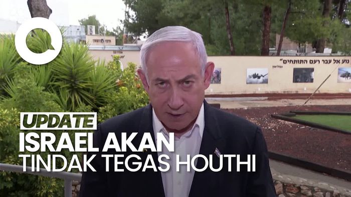 Video Netanyahu Pastikan Israel Akan Terus Menyerang Houthi