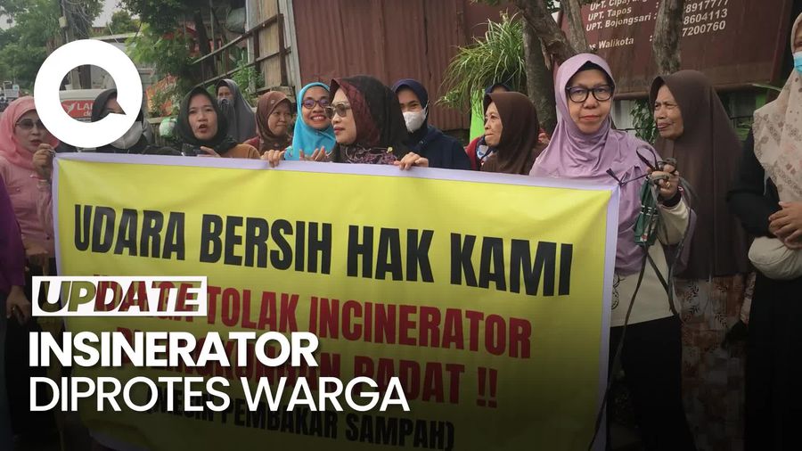 Video: Mesin Insinerator Sampah yang Diprotes Warga Sukmajaya Depok