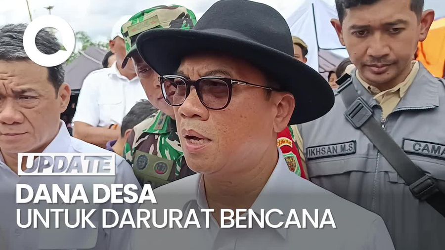 Video: Mendes Yandri Sebut Dana Desa Bisa Digunakan untuk Darurat Bencana