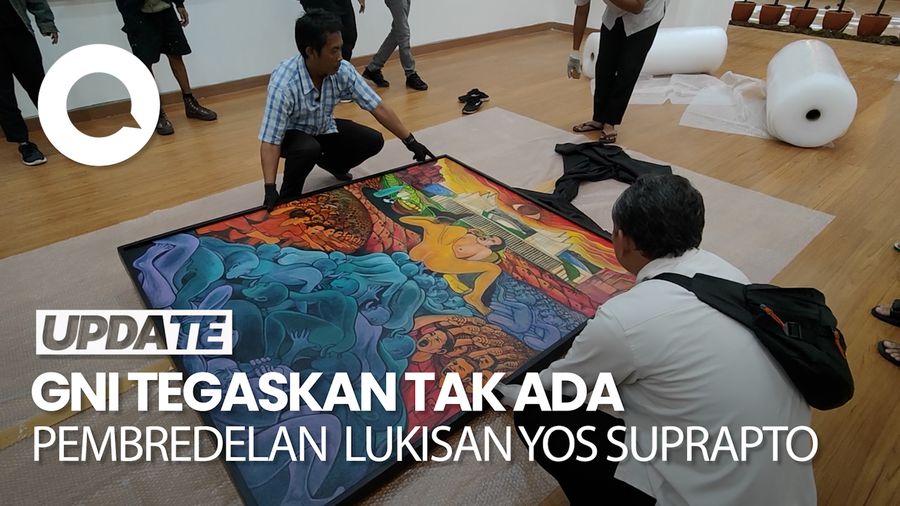 Video: Galeri Nasional Tegaskan Tak Ada Pemberedelan Lukisan Yos Suprapto 