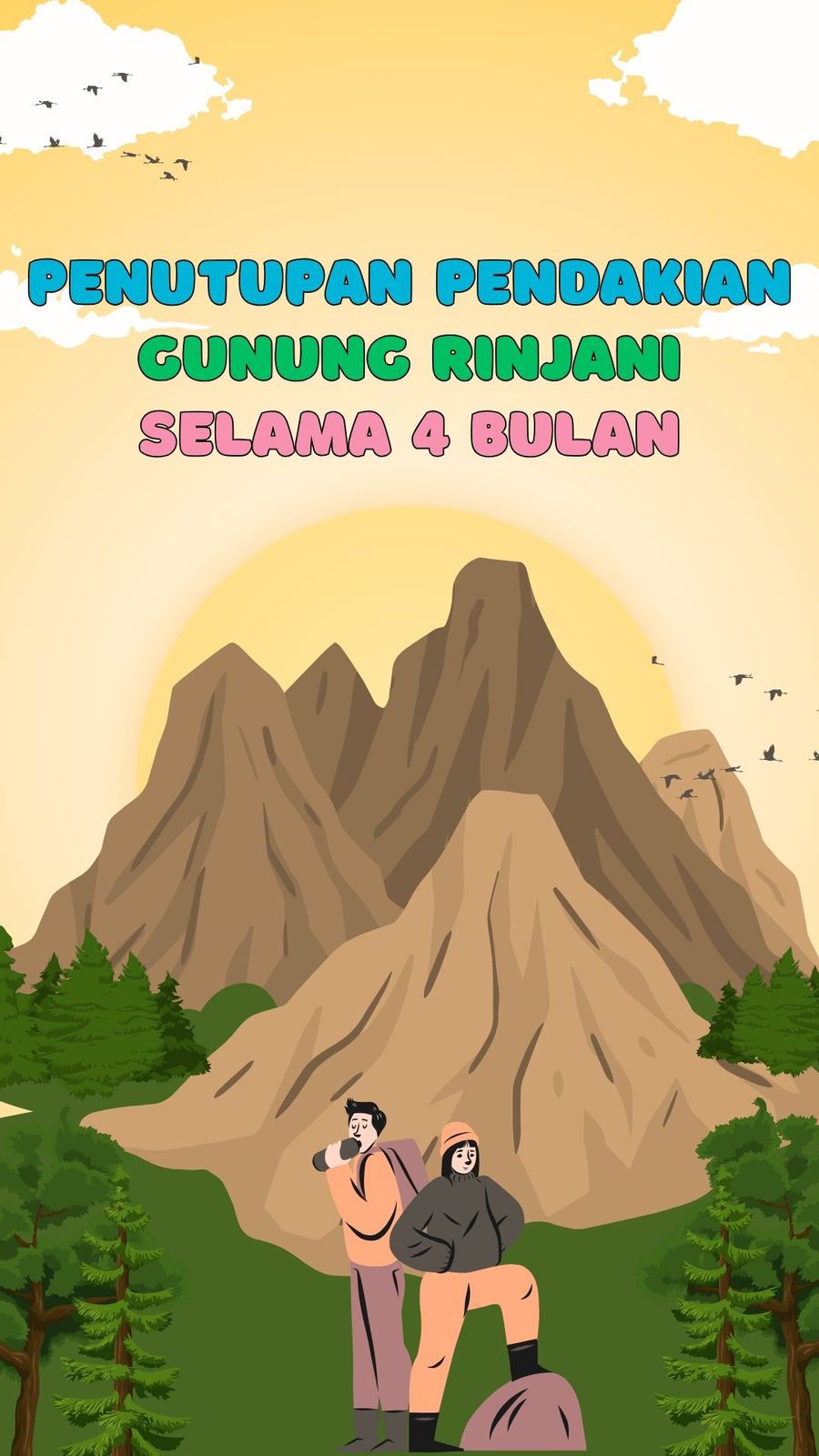 Video: Pendakian Gunung Rinjani Ditutup dari 1 Januari-2 April 2025!