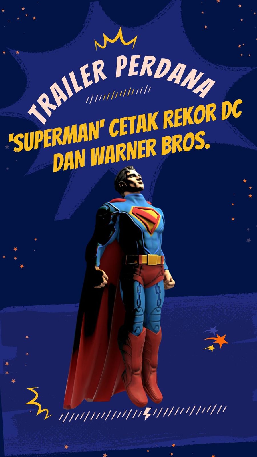 Video: Trailer Perdana Superman Cetak Rekor, Lampaui Joker 2