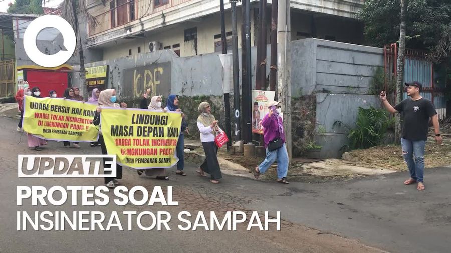 Video: Warga Cipayung Depok Geruduk Kantor Dinas LHK Tuntut soal Insinerator Sampah