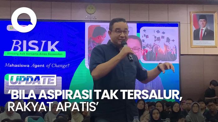 Video: Anies Sebut Partisipasi Pilgub Jakarta Rendah Karena Aspirasi Tak Tersalur
