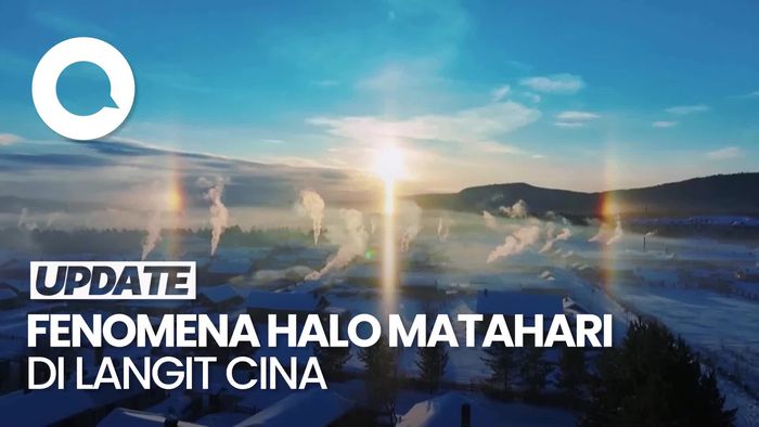 Video: Fenomena Halo Matahari di China
