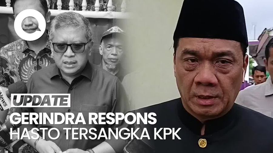 Video Gerindra soal Hasto Tersangka KPK: Tak Ada Politisasi
