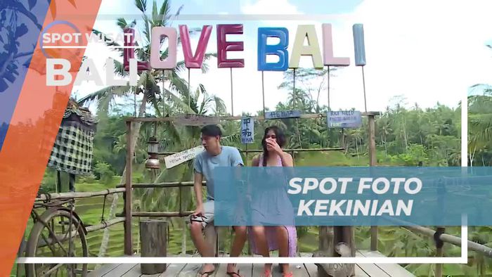 Berkeliling Spot Foto Kekinian di Teras Sawah Tegalalang, Bali