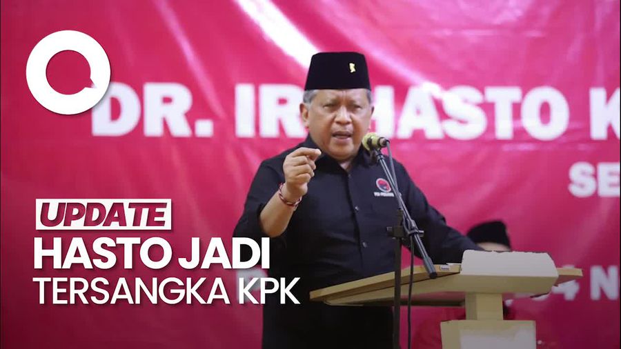 Video: Sekjen PDIP Hasto Kristiyanto Ditetapkan Tersangka KPK!