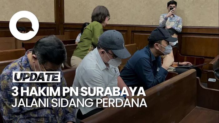 Video: Sidang Perdana 3 Hakim PN Surabaya Pemvonis Bebas Ronald Tannur