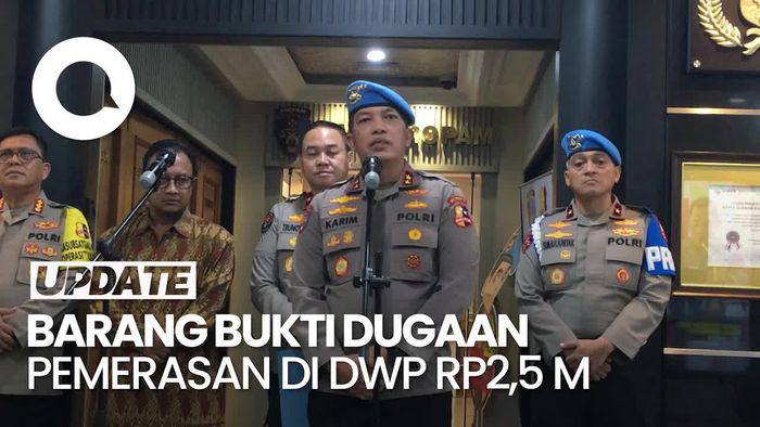 Video Polisi: Barang Bukti Kasus Dugaan Pungli WN Malaysia di DWP Capai Rp2,5 M