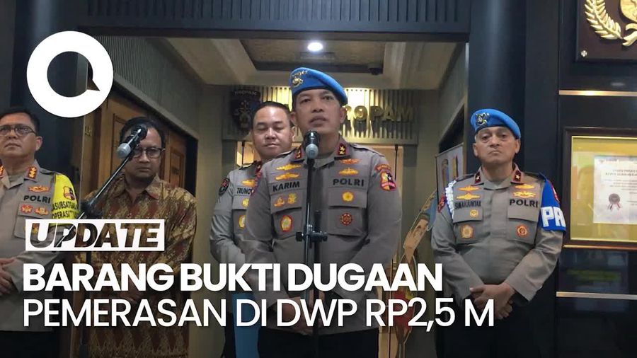 Video Polisi: Barang Bukti Kasus Dugaan Pungli WN Malaysia di DWP Capai Rp2,5 M