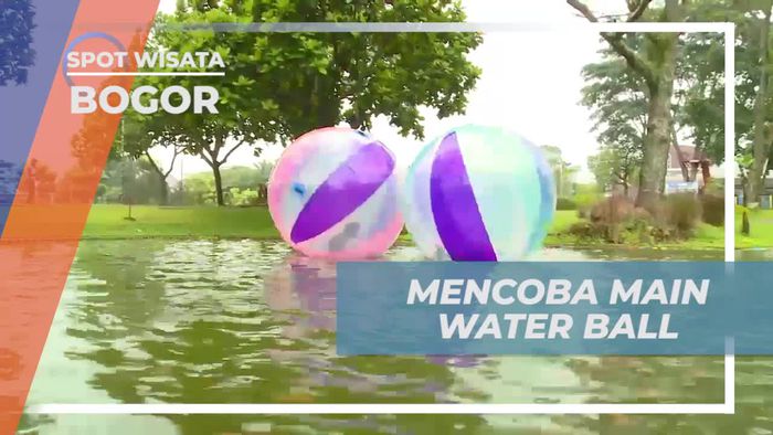 Menantang Diri dengan Water Ball di Bogor