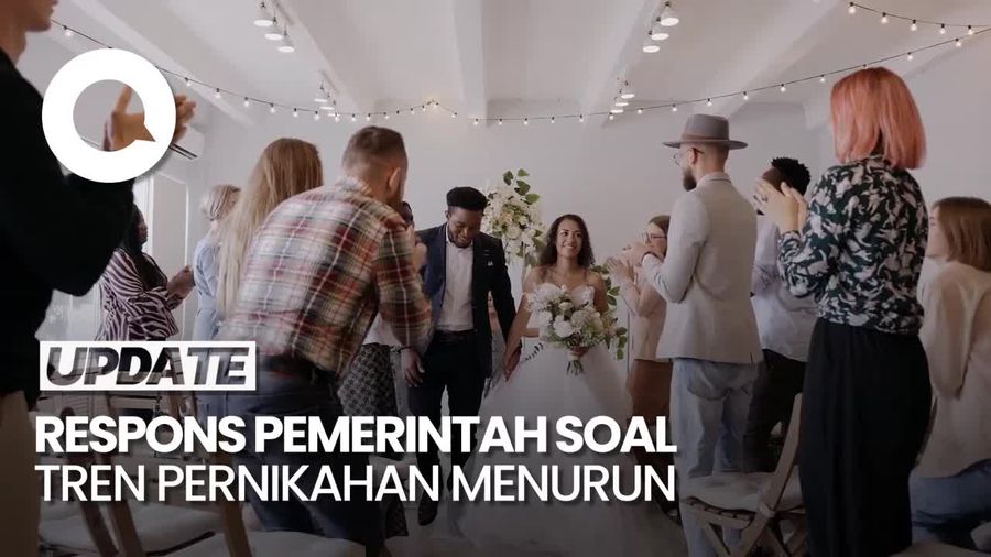 Video Tren Pernikahan di RI Menurun, Mendukbangga: Belum Jadi Masalah Baru
