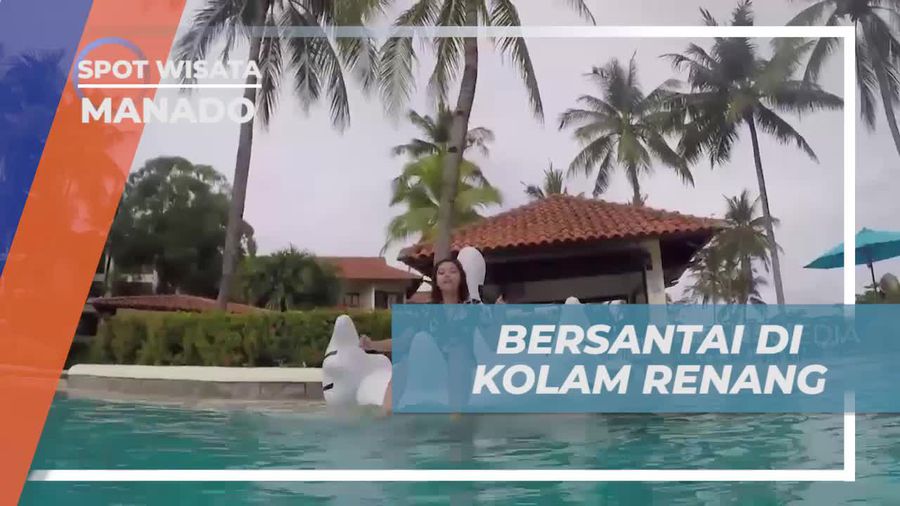 Bersantai di Kolam Renang Hotel Manado