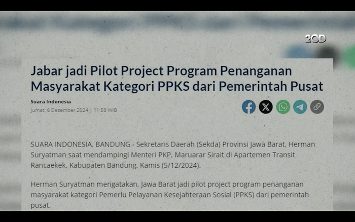 Pemerintah Resmikan Rusunawa Rancaekek sebagai Bagian dari Program PPKS
